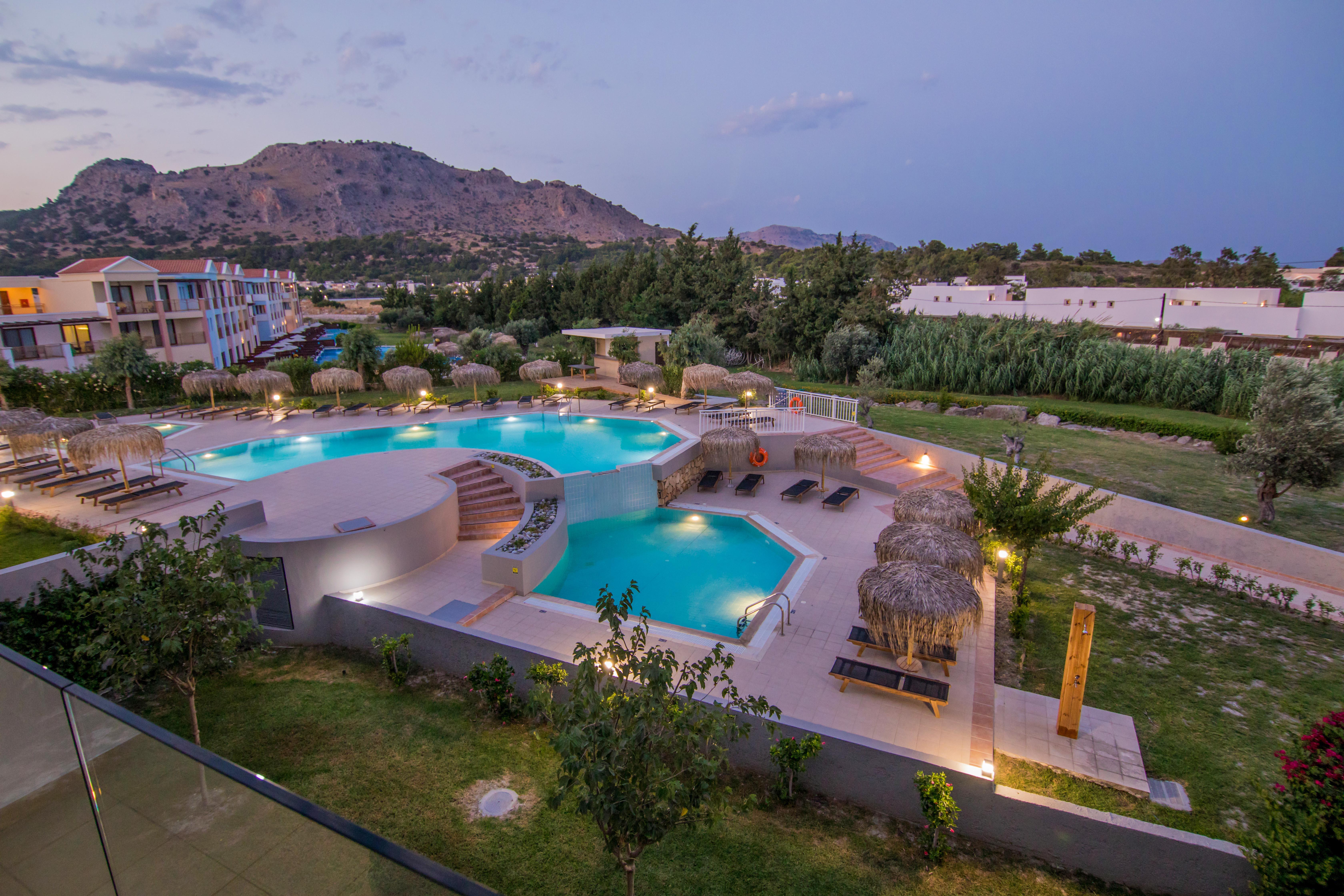 Lindos Breeze Beach Hotel Kiotari Bagian luar foto