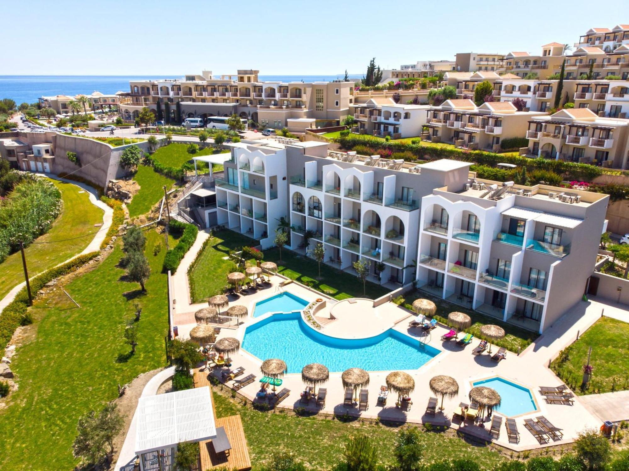 Lindos Breeze Beach Hotel Kiotari Bagian luar foto