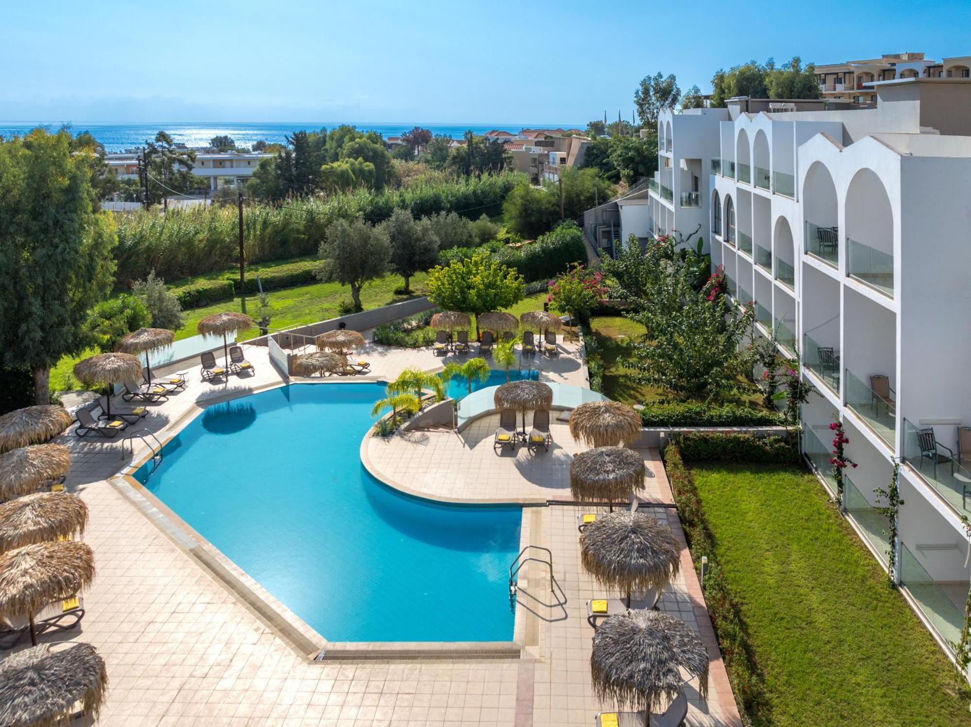 Lindos Breeze Beach Hotel Kiotari Bagian luar foto